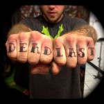 dead last finger tattoos