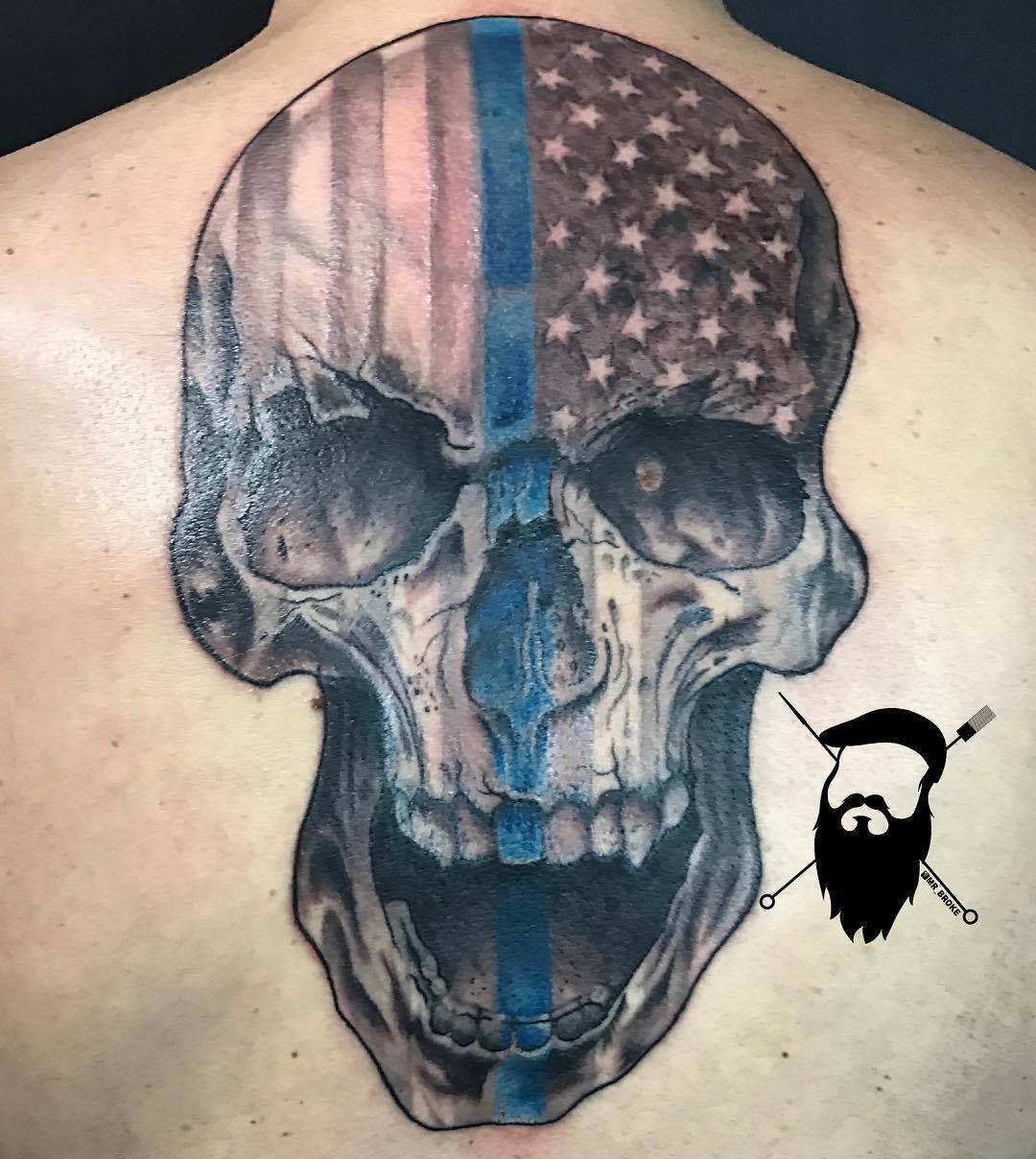 Thin Blue Skull