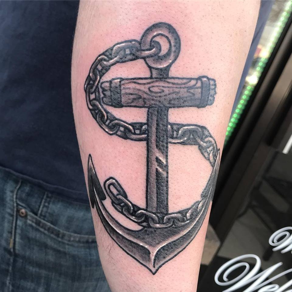anchor | Tattoos by Aaron Broke