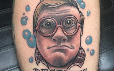 “Does the tin man have a sheet metal cock?” He sure does, and now Greg has this decent kitty loving bastard tattooed on him!  #broketattoos  #viciousinksh  #ink  #tattoos  #michigantattooer #bubbles #trailerparkboys #decent #kitties