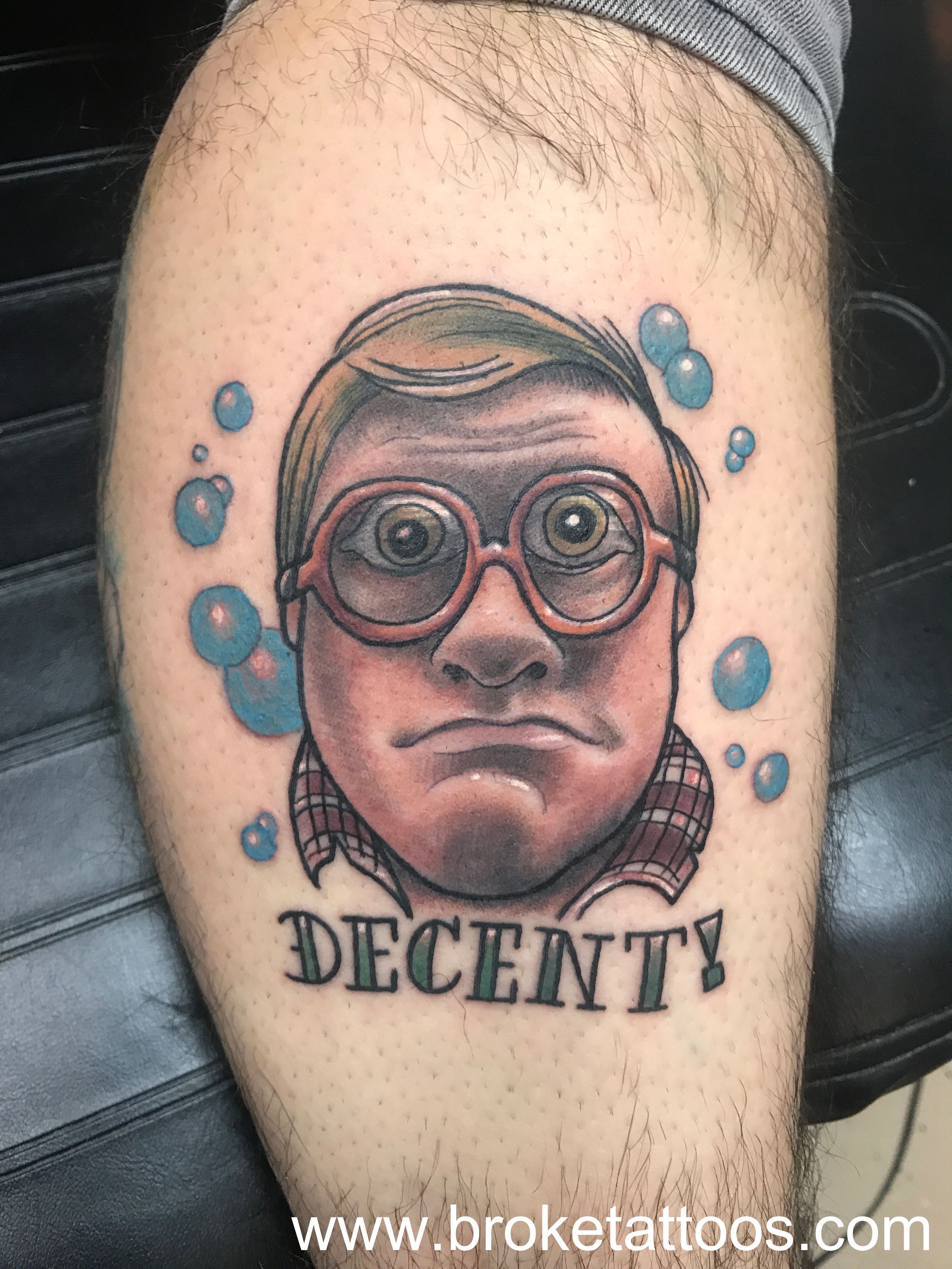 Bubbles and his kitty trailer park boys by Caleb Morgan TattooNOW